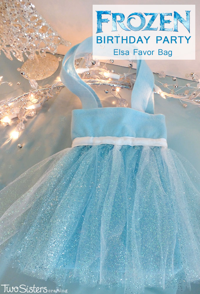 Disney Frozen Elsa Party Favor Bags Two Sisters Crafting