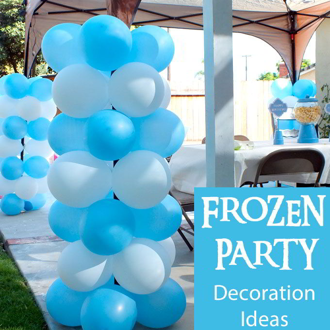 Disney Frozen Party Decoration Ideas - Two Sisters Crafting