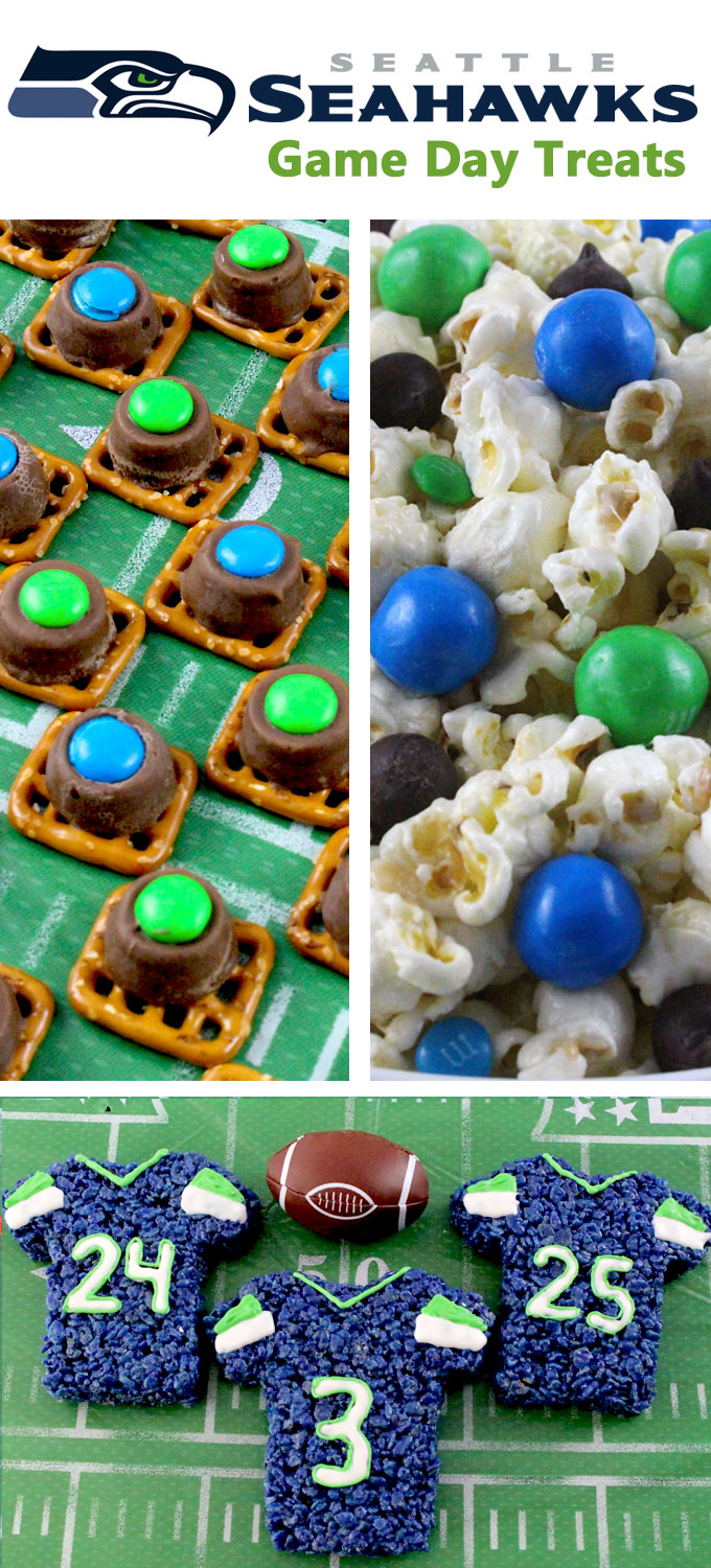 Seattle Seahawks Game Day Treats - Two Sisters Crafting