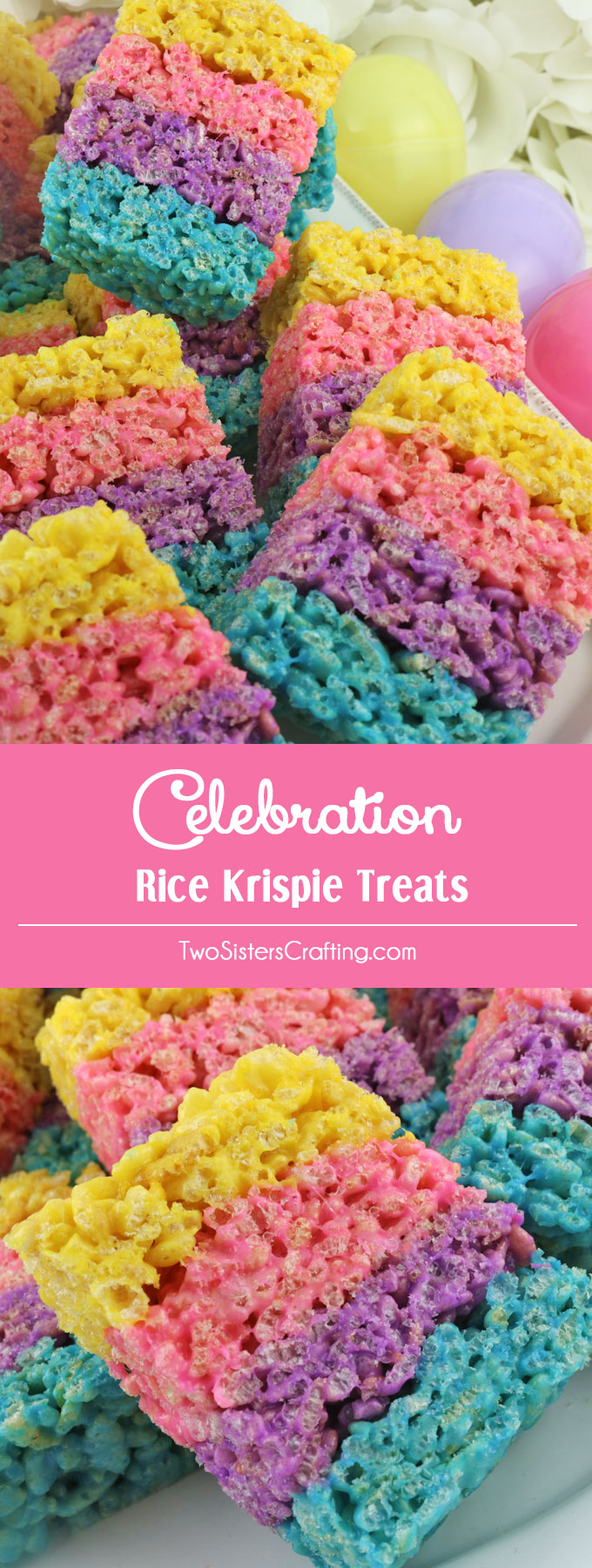 Celebration Rice Krispie Treats Two Sisters