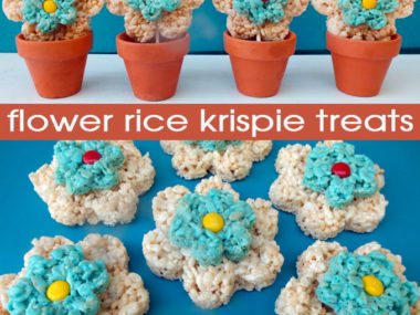 Flower Rice Krispie Treats