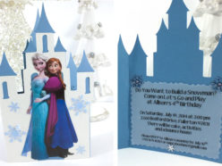 Frozen Birthday Party Invitations