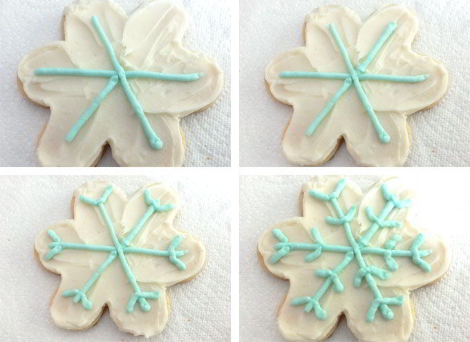 Disney Frozen Snowflake Cookies - Two Sisters