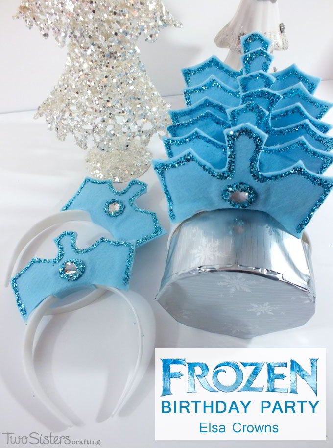 Disney Frozen Elsa Crowns - Two Sisters Crafting