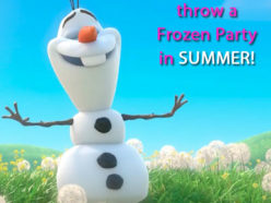 How to Throw a Frozen Party in Summer