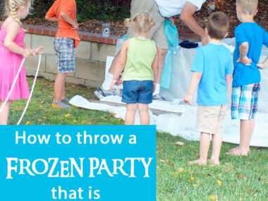 How to throw a Frozen Party that is fun for BOYS too!