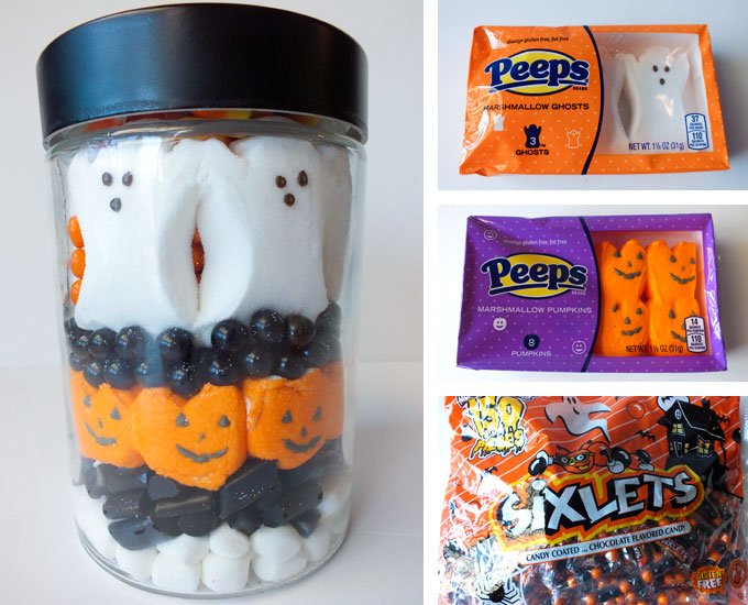 Halloween Candy Jars - Two Sisters