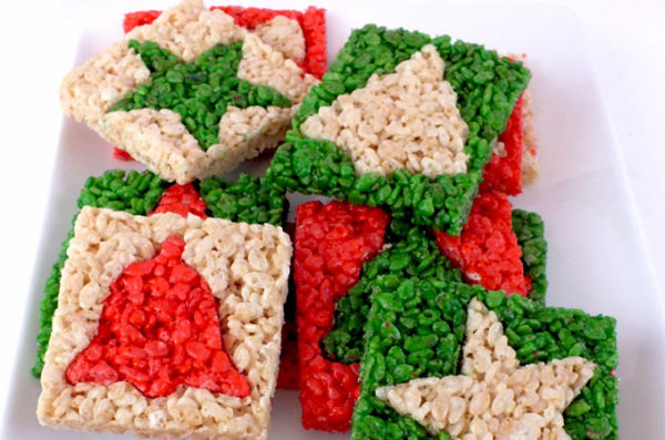 Merry Christmas Rice Krispie Treats - Two Sisters