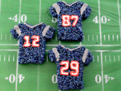 New England Patriots Rice Krispie Treats