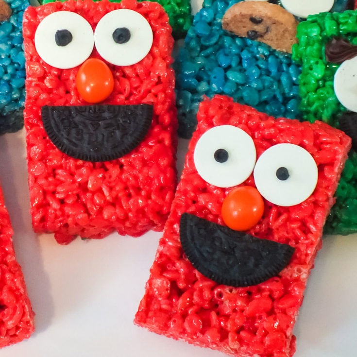 Elmo Rice Krispie Treats