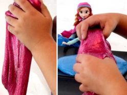 Frozen Anna's DIY Glitter Slime