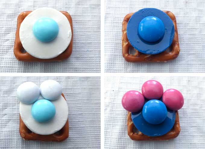 How to assemble the Elsa & Anna Pretzel Bites