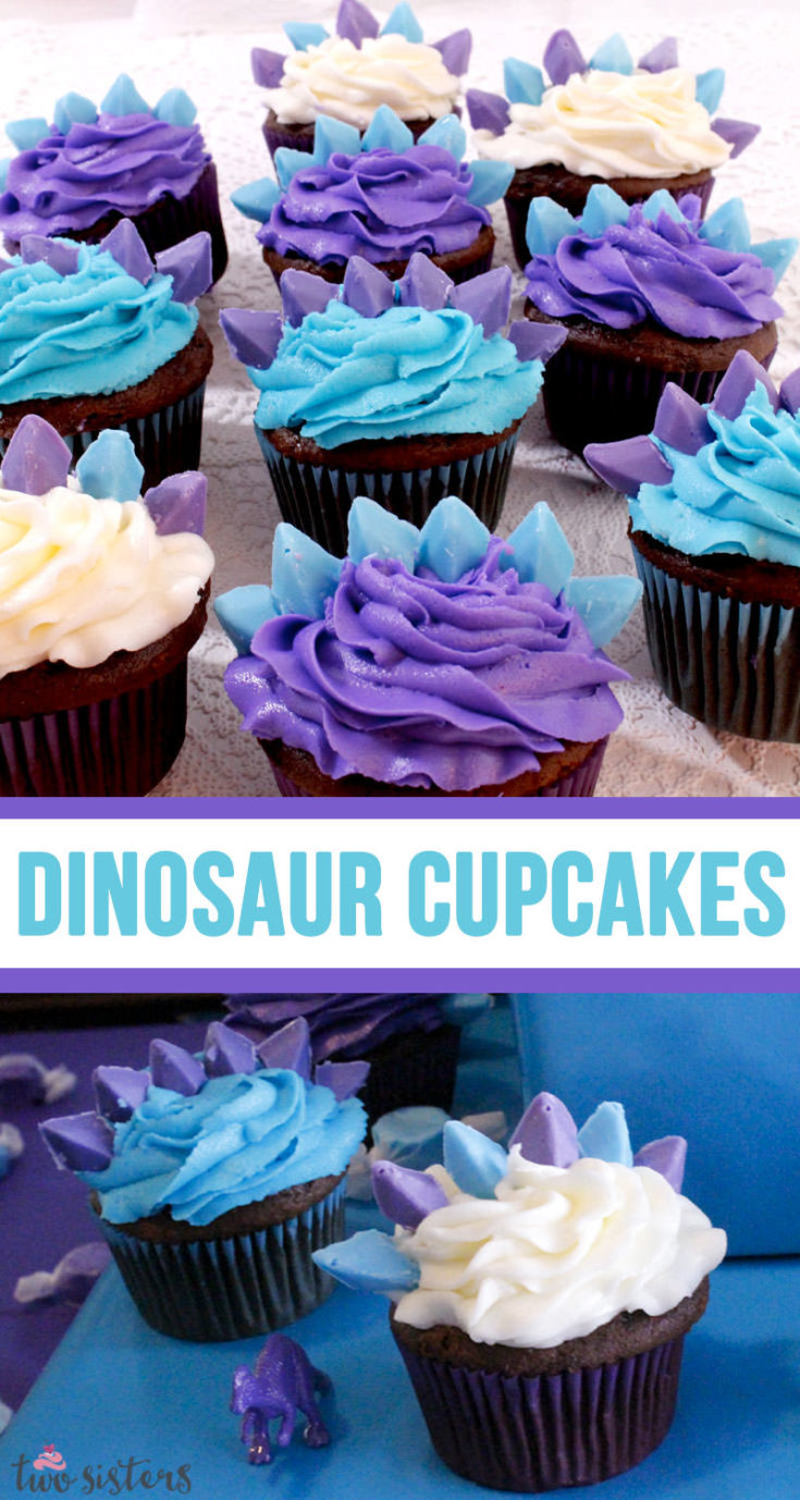 Dinosaur Cupcakes - Two Sisters