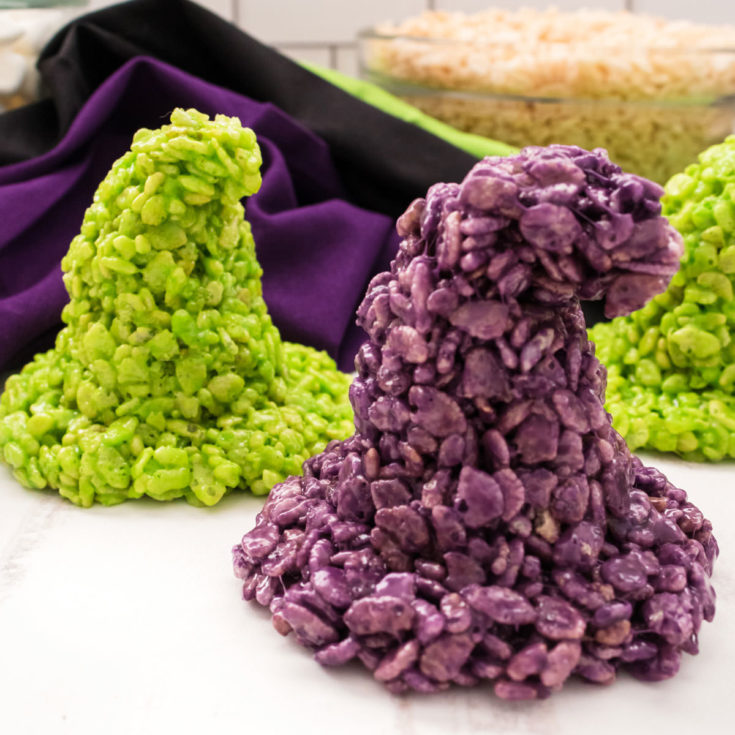 Witch Hats Rice Krispie Treats