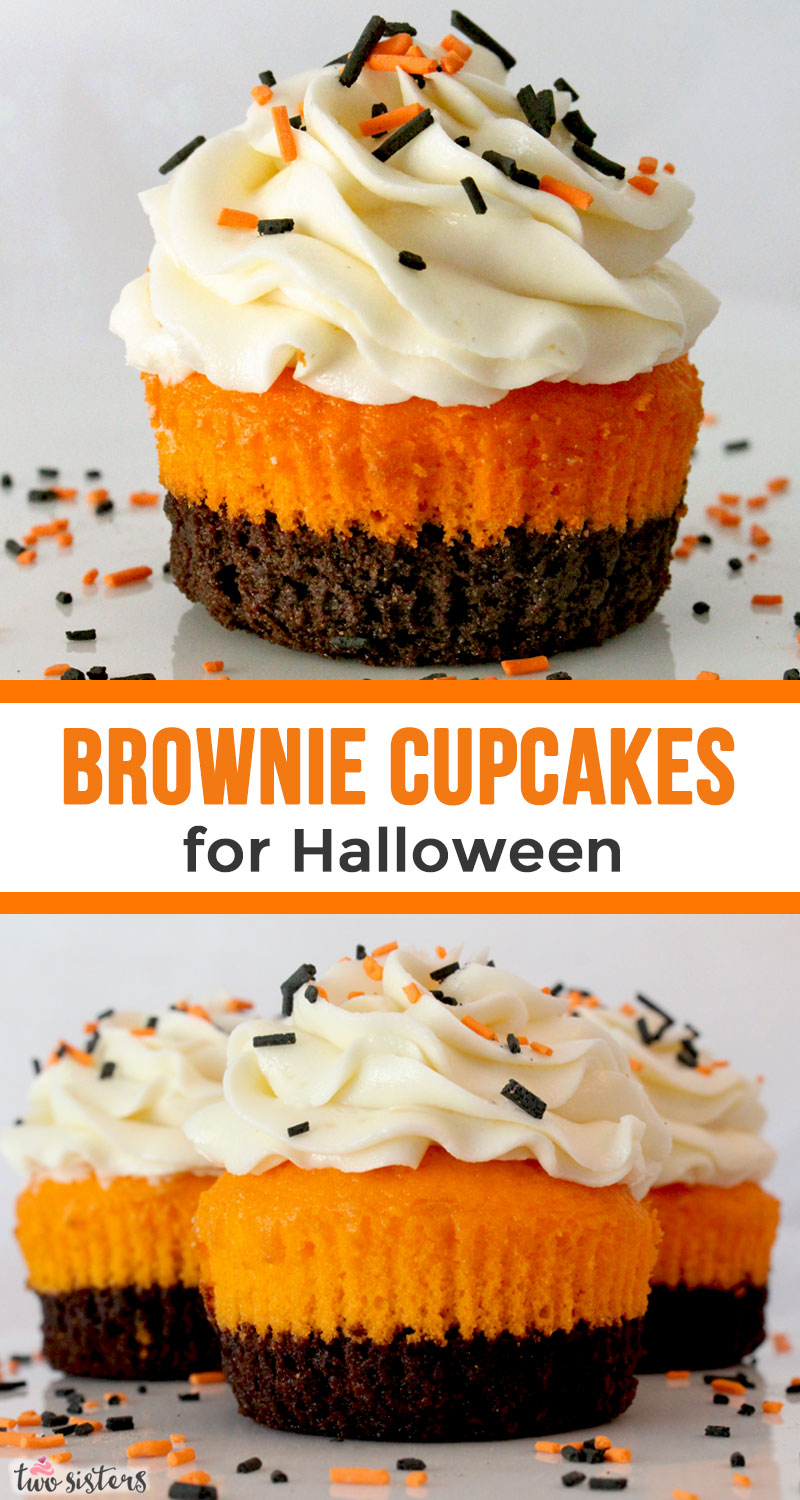 Brownie Cupcakes for Halloween