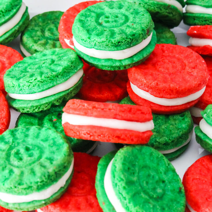 Christmas Sugar Cookie Sandwiches