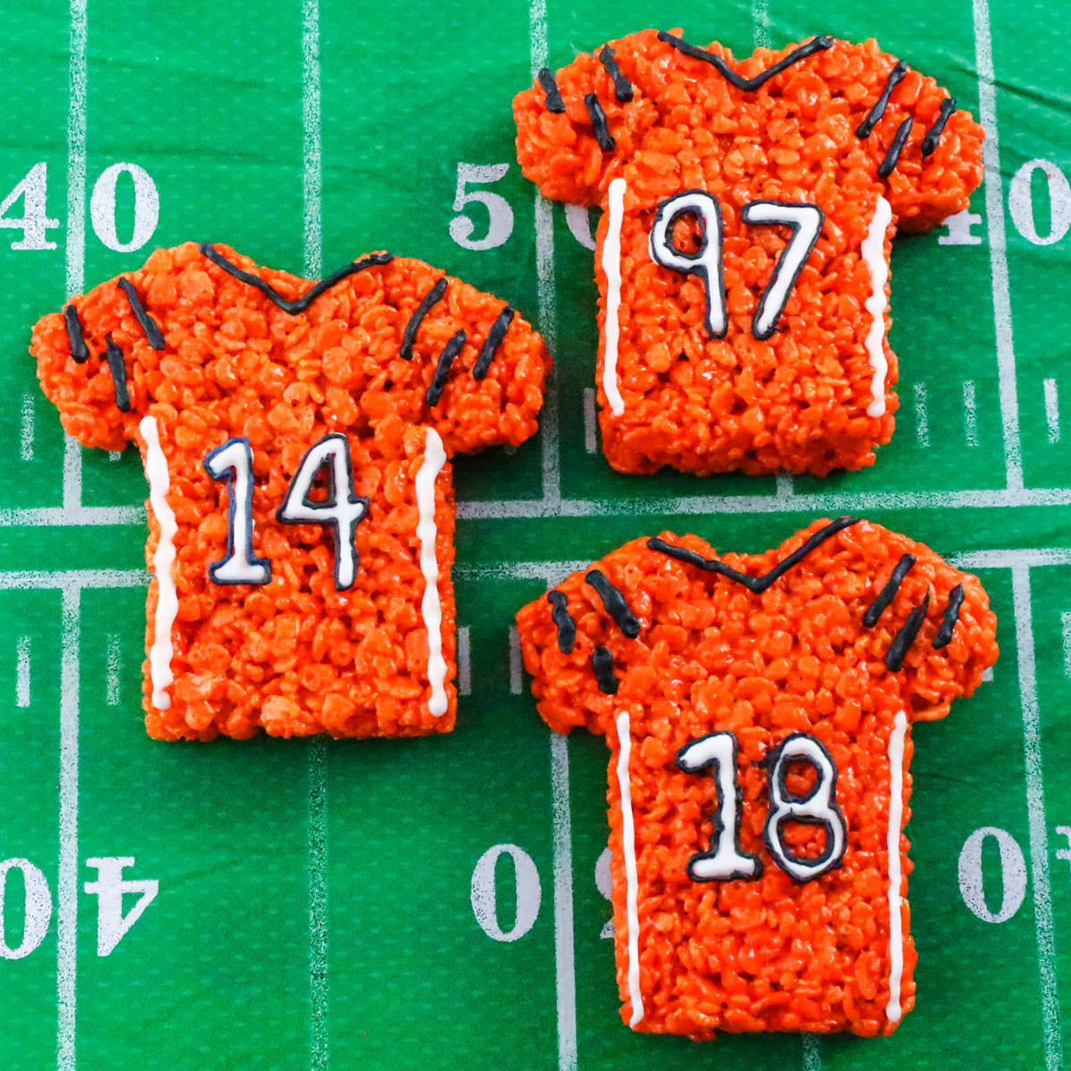 Cincinnati Bengals Rice Krispie Treats - Two Sisters