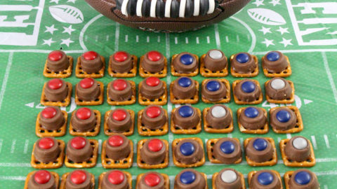 1 Dozen Football Chocolate Pretzels Super Bowl Favors 