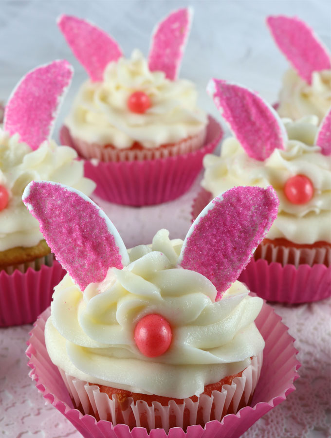 Bunny Cupcakes - Two Sisters