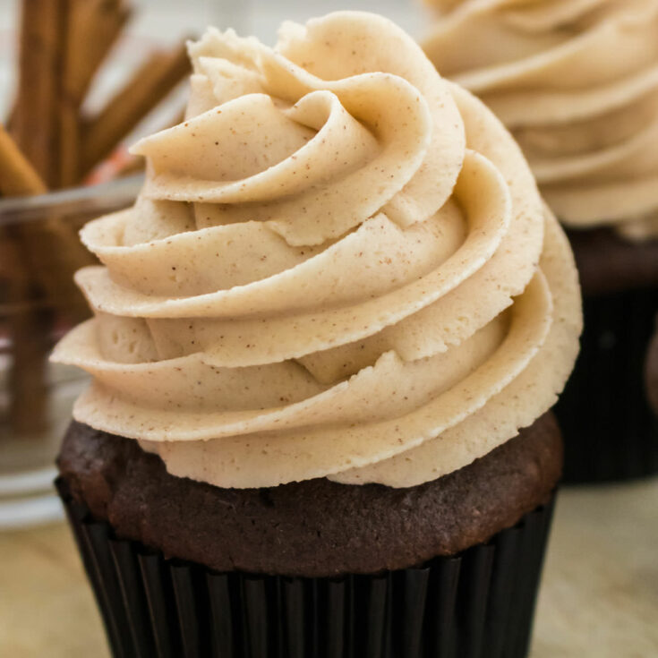 The Best Cinnamon Buttercream Frosting