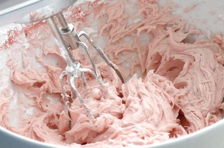 The Best Strawberry Buttercream Frosting - Two Sisters