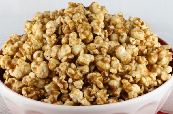 Easy Homemade Caramel Corn - Two Sisters