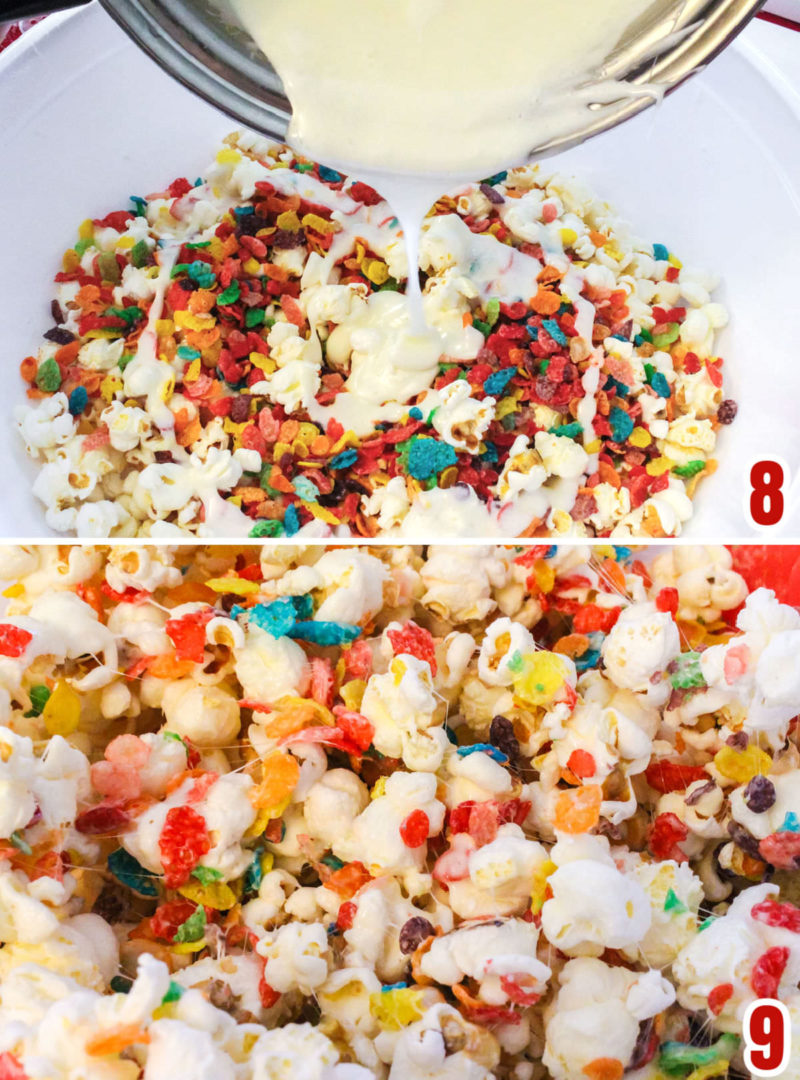 Fruity Pebbles Popcorn - Two Sisters