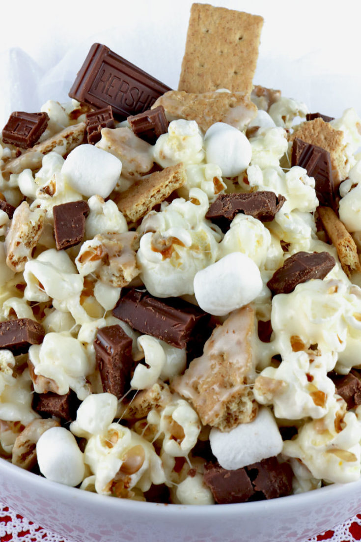 S'mores Popcorn - Two Sisters