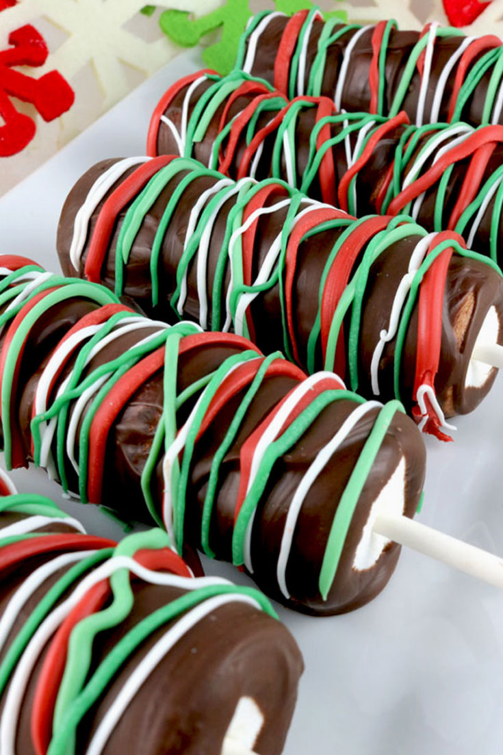 Christmas Marshmallow Pops Two Sisters