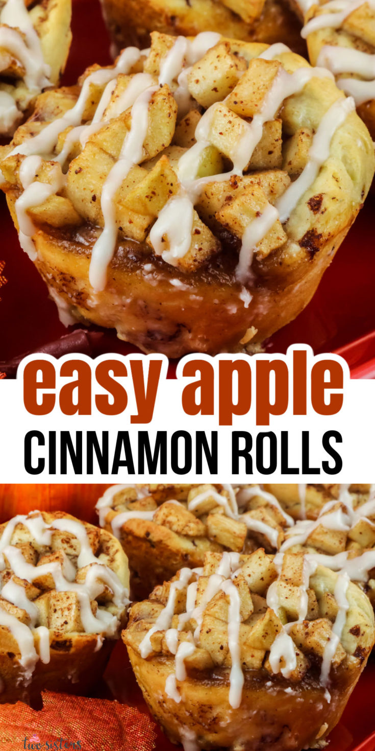 Apple Cinnamon Rolls - Two Sisters