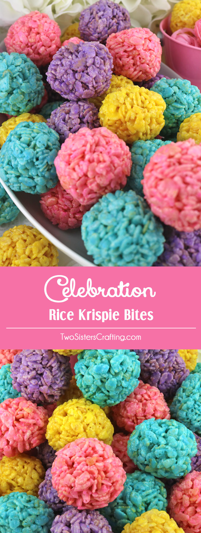 Celebration Rice Krispie Bites Two Sisters