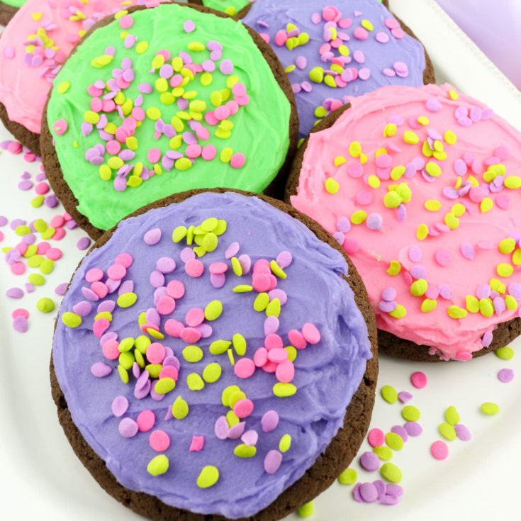 Frosted Easter Cookies