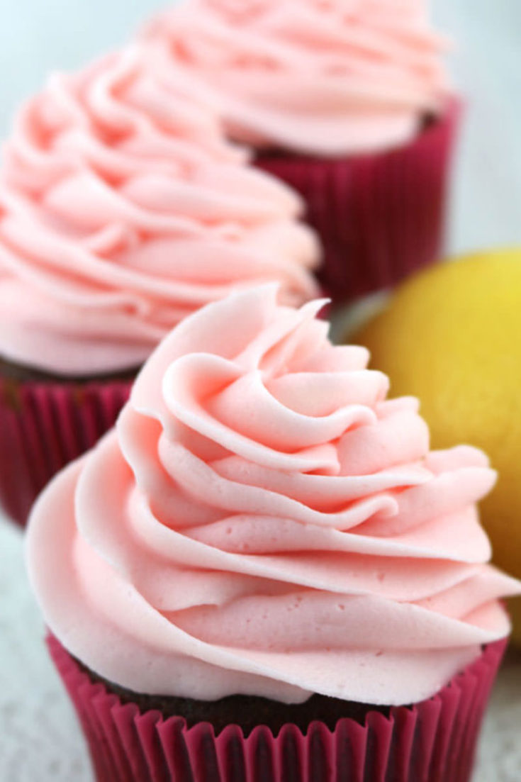 The Best Pink Lemonade Frosting - Two Sisters