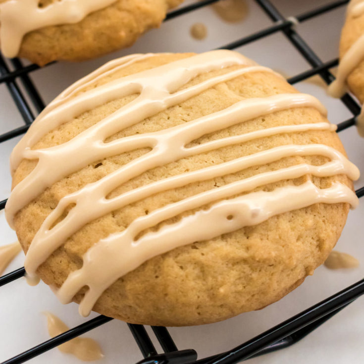 Maple Cookies with Maple Pecan Frosting