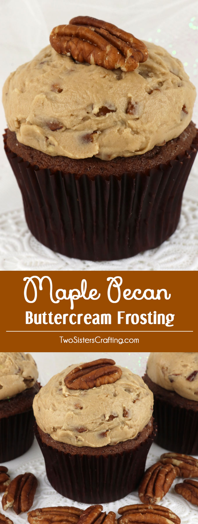 Maple Pecan Buttercream Frosting - Two Sisters