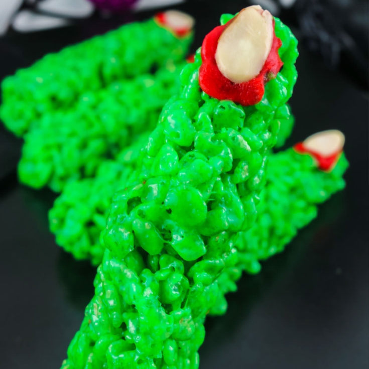 Witch Fingers Rice Krispie Treats