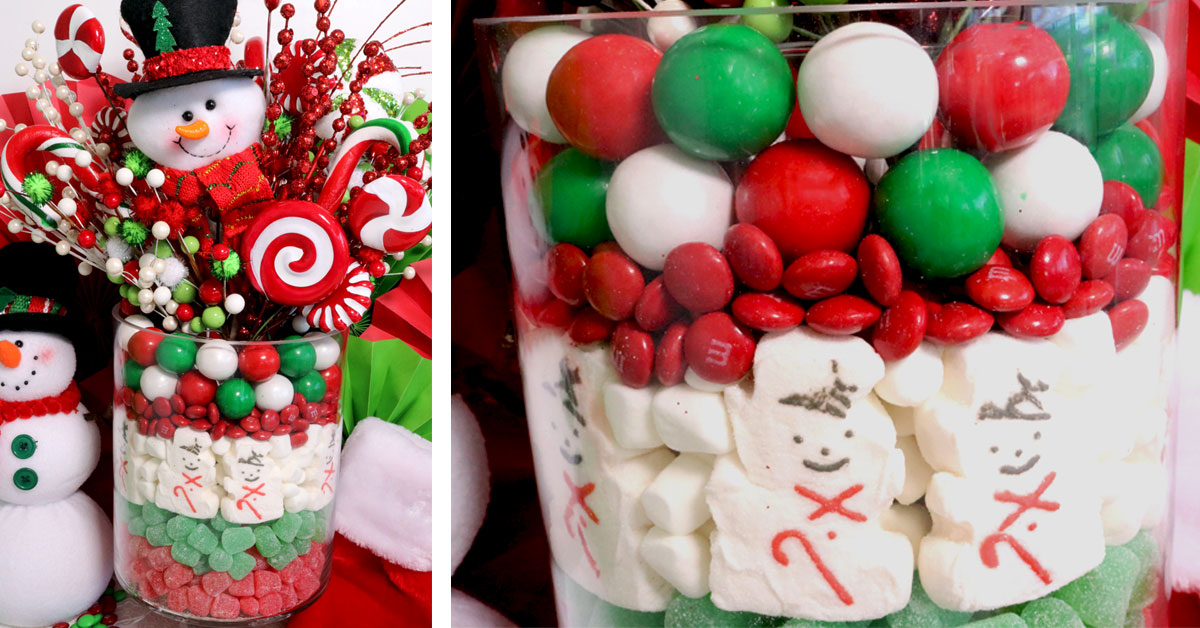 Christmas Candy Centerpiece - Two Sisters