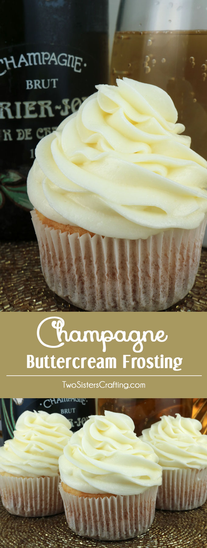 Champagne Buttercream Frosting - Two Sisters