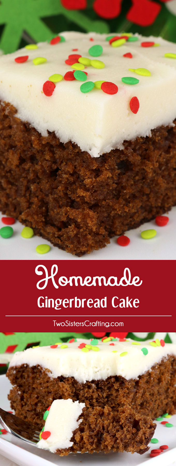 Homemade Gingerbread Cake