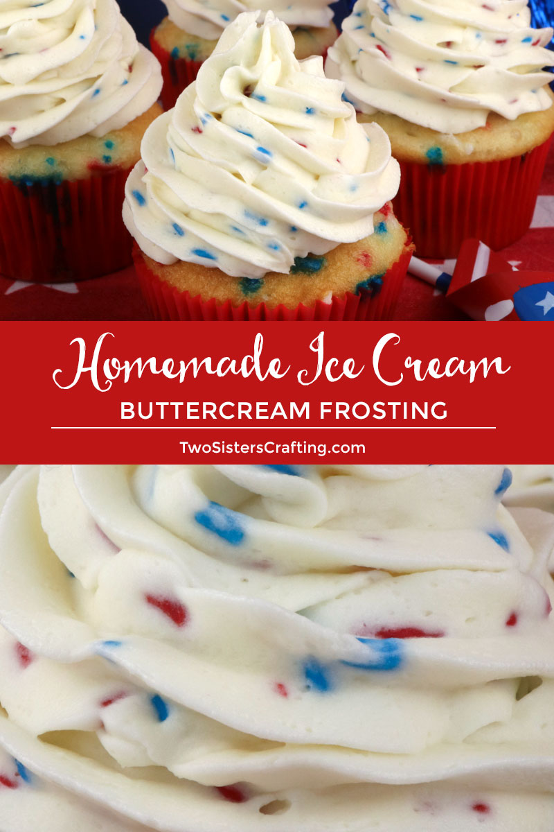 Homemade Ice Cream Buttercream  Frosting Two Sisters