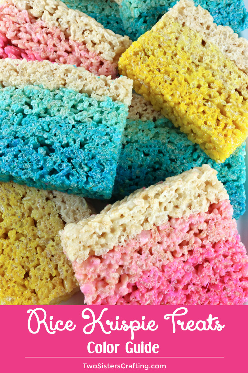 Rice Krispie Treats Color Guide - Two Sisters