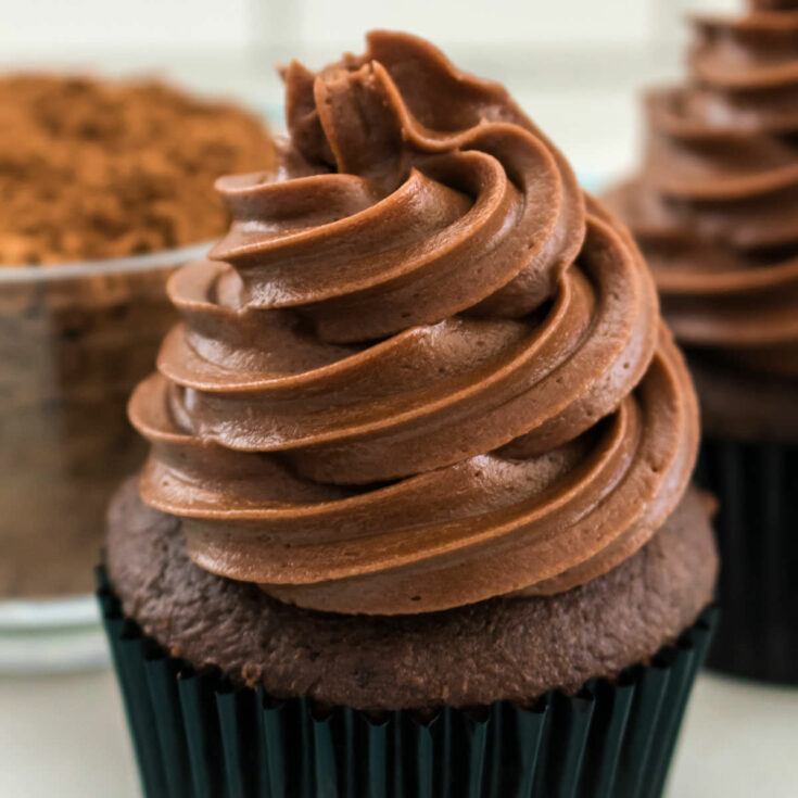 The Best Chocolate Cream Cheese Frosting - Two Sisters