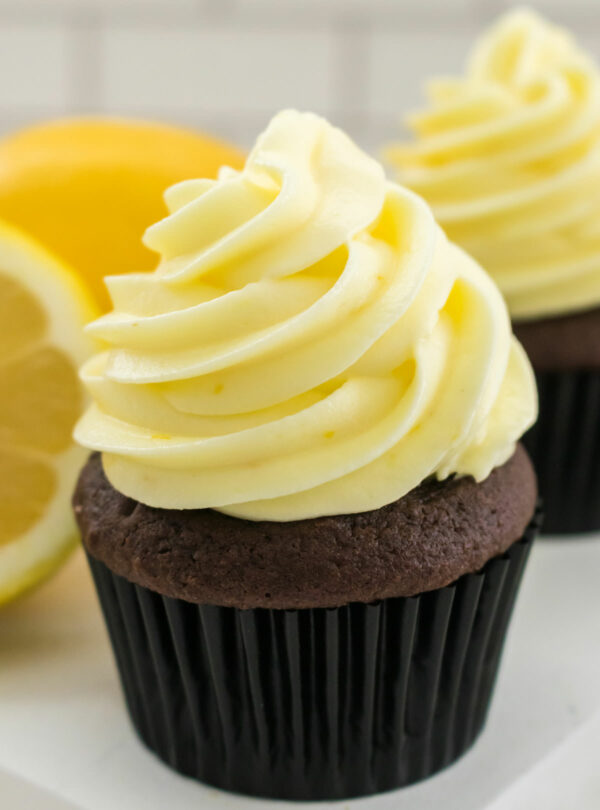 The Best Lemon Cream Cheese Frosting - Two Sisters