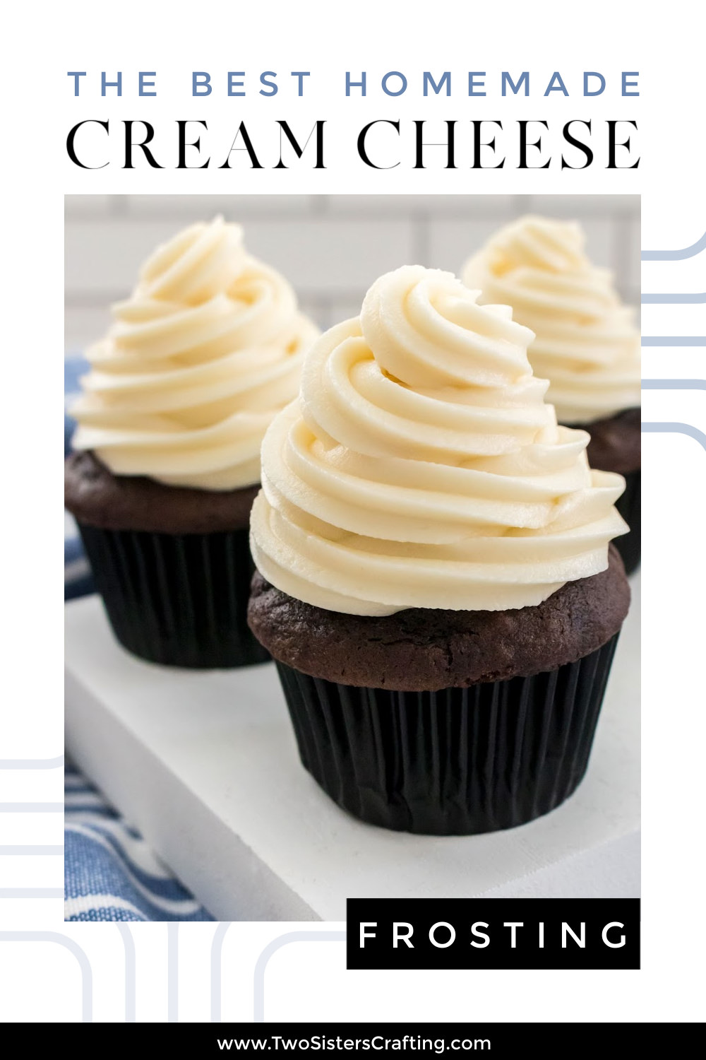 The Best Cream Cheese Frosting - Two Sisters