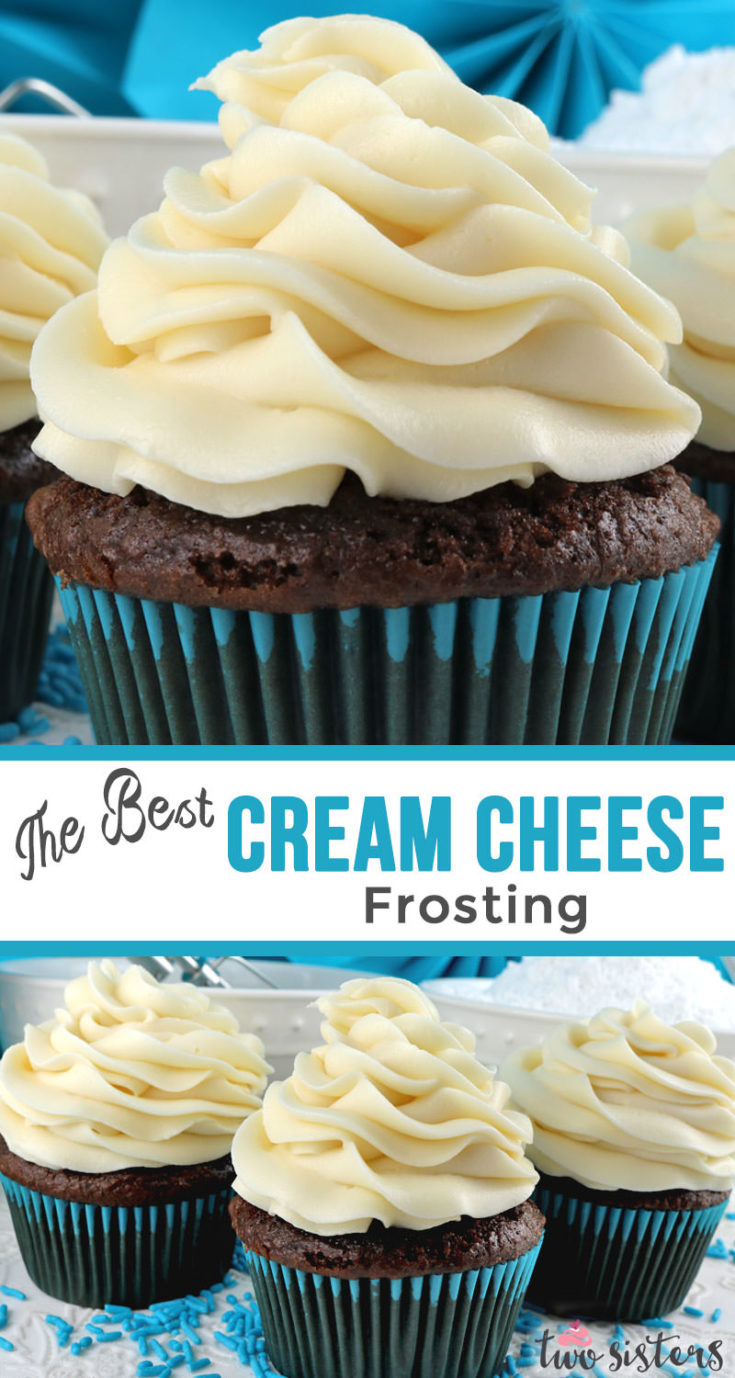 The Best Cream Cheese Frosting - Two Sisters