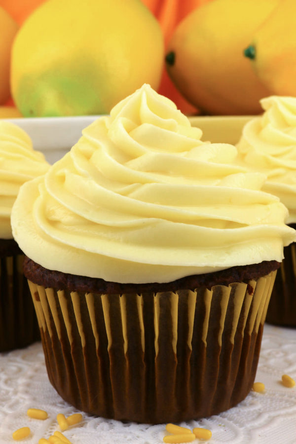 The Best Lemon Cream Cheese Frosting - Two Sisters