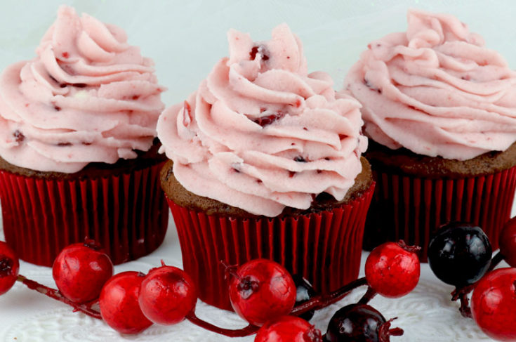 The Best Cranberry Buttercream Frosting