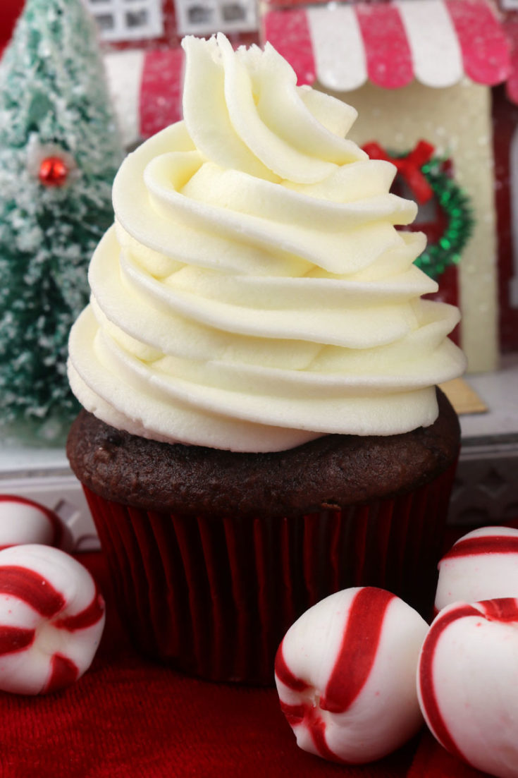 The Best Peppermint Whipped Cream Frosting