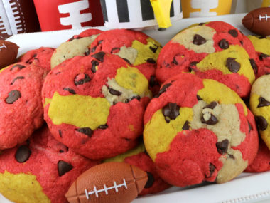 Kansas City Chiefs Chocolate Chip Cookies