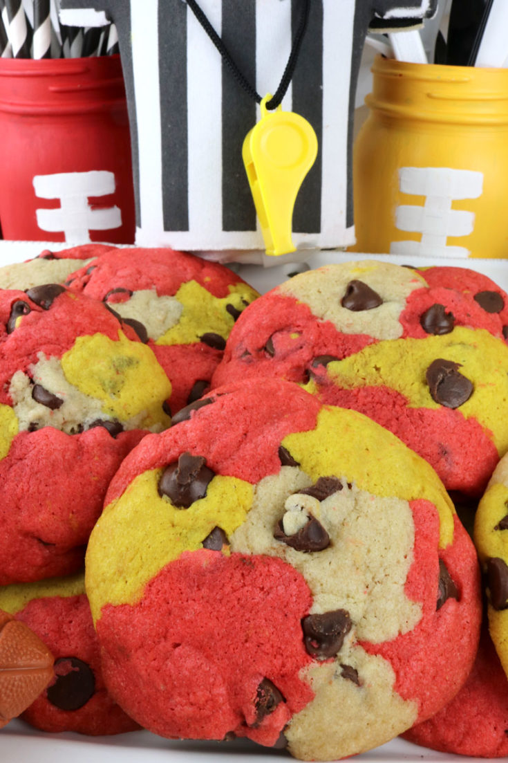 Kansas City Chiefs Chocolate Chip Cookies